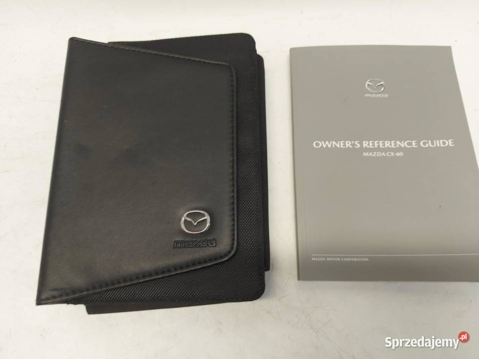 Mazda CX60 2023 książka instrukcja obsługi etui osobowe