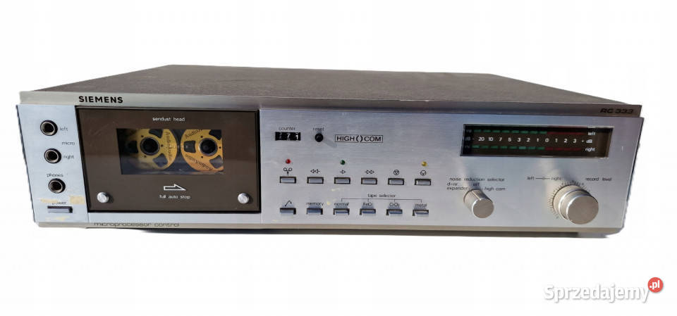 Magnetofon SIEMENS RC 333 Międzychód sprzedam