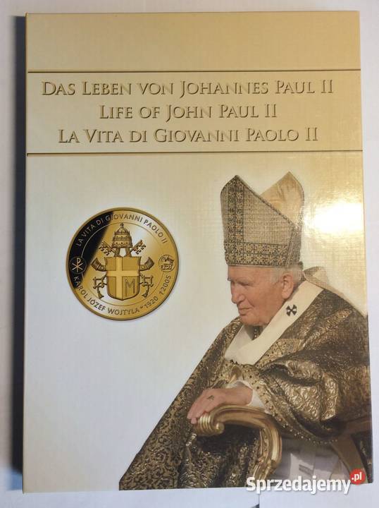 Kompletny Zestaw Album 6 x Numizmat Jan Paweł Sosnowiec