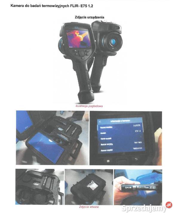 Kamera termowizyjna FLIR e75 Białystok