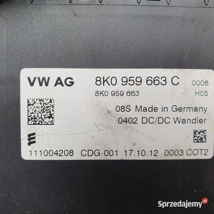 MODUŁ AUDI A8 D4 8K0959663C Lipno