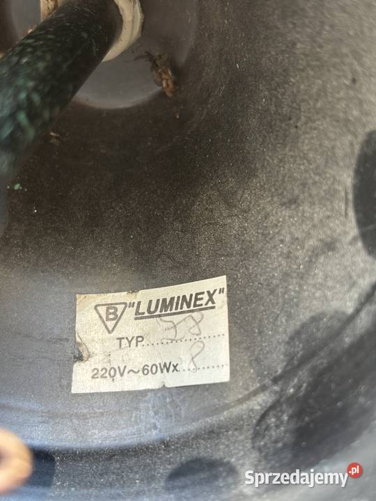 Lampa Żyrandol wiszący czarny w stylu Bytom