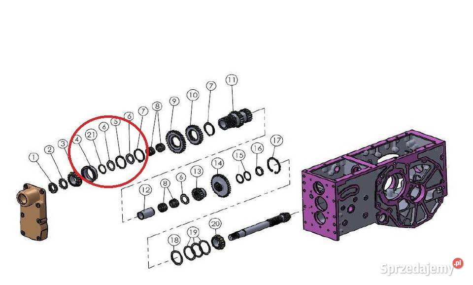 Tuleja podkładka wału napędu Mitsubishi VST Tajęcina sprzedam