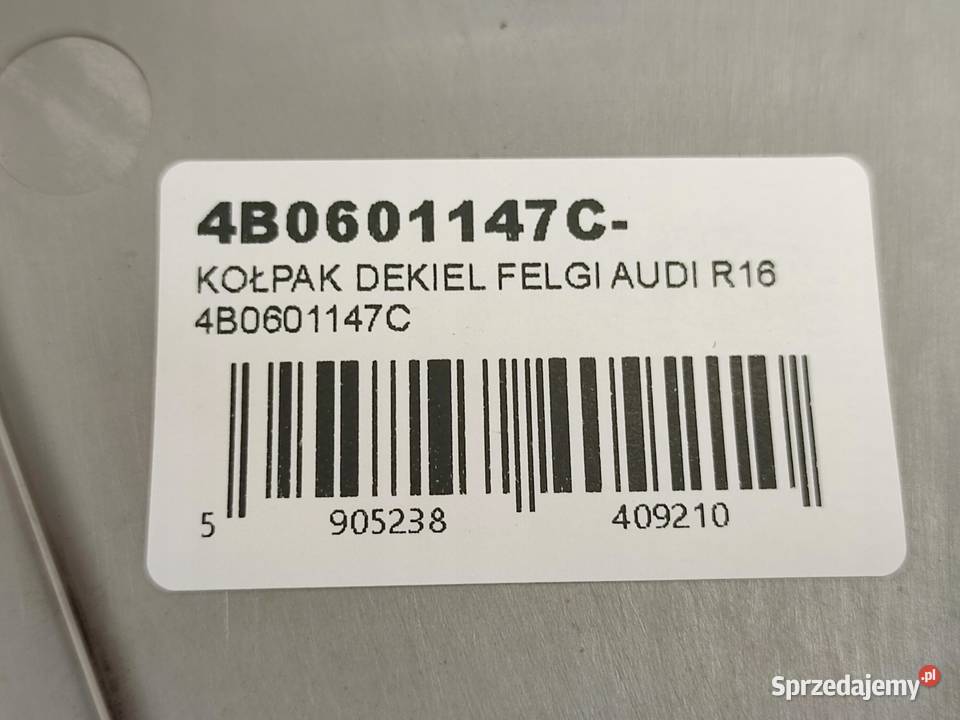 KOŁPAK DEKIEL FELGI 16 AUDI A6 C5 4B0601147C