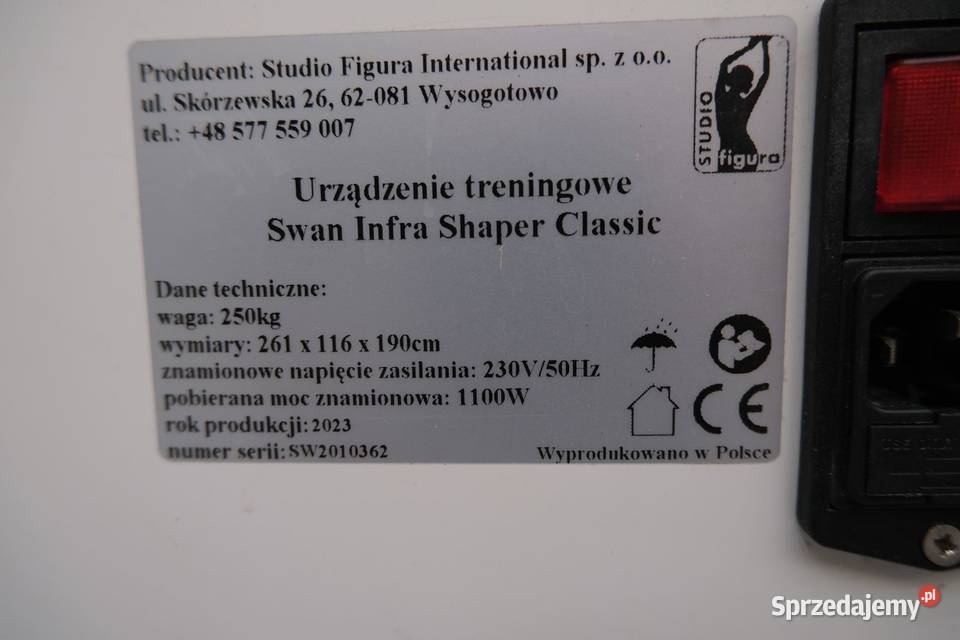 SWAN INFRA SHAPER CLASSIC 2023 Warszawa