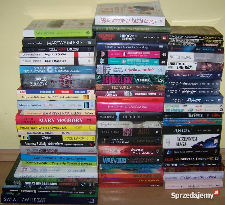 68 różnych książek Szczecin