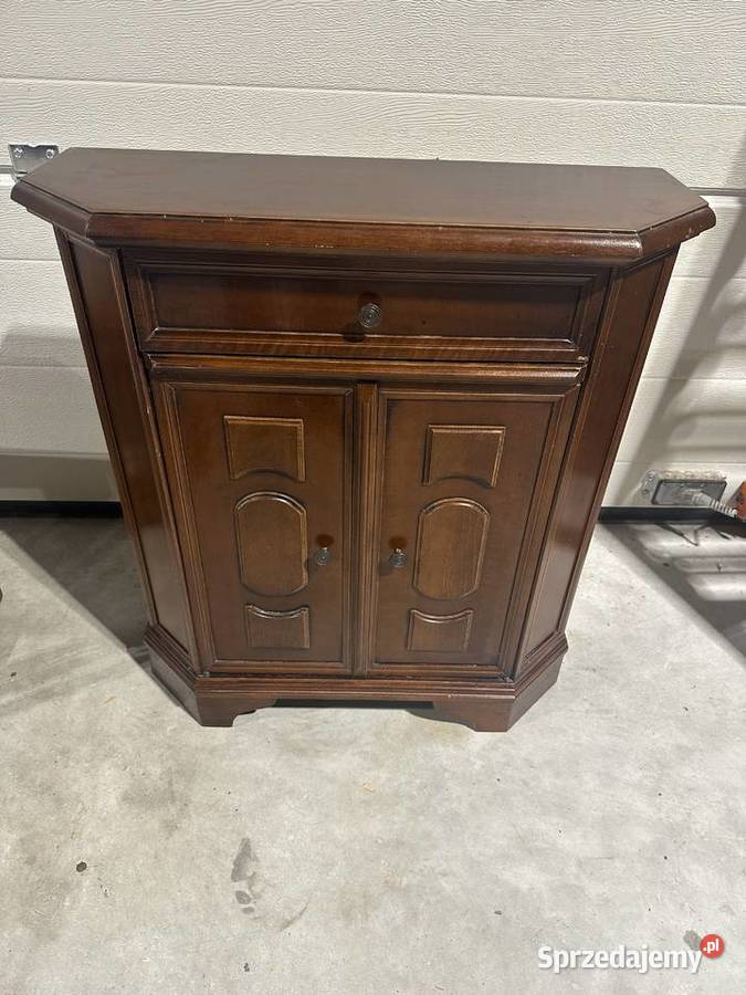 Wąska dębowa komoda 70 meble holenderskie wielkopolskie Sławoszewek sprzedam
