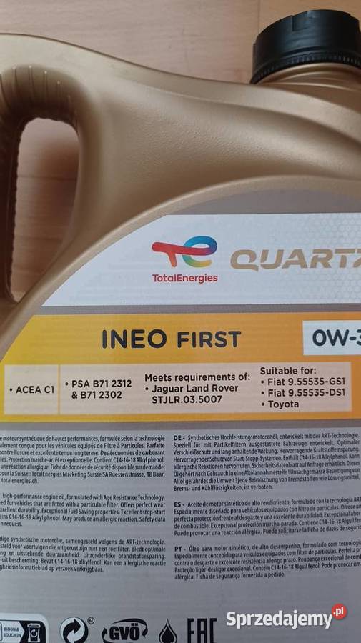 Total Quartz INEO First 0W30 Wrocław