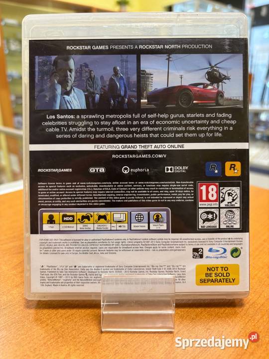 Gra GTA V Grand Theft Auto 5 3 PlayStation 3 sprzedam