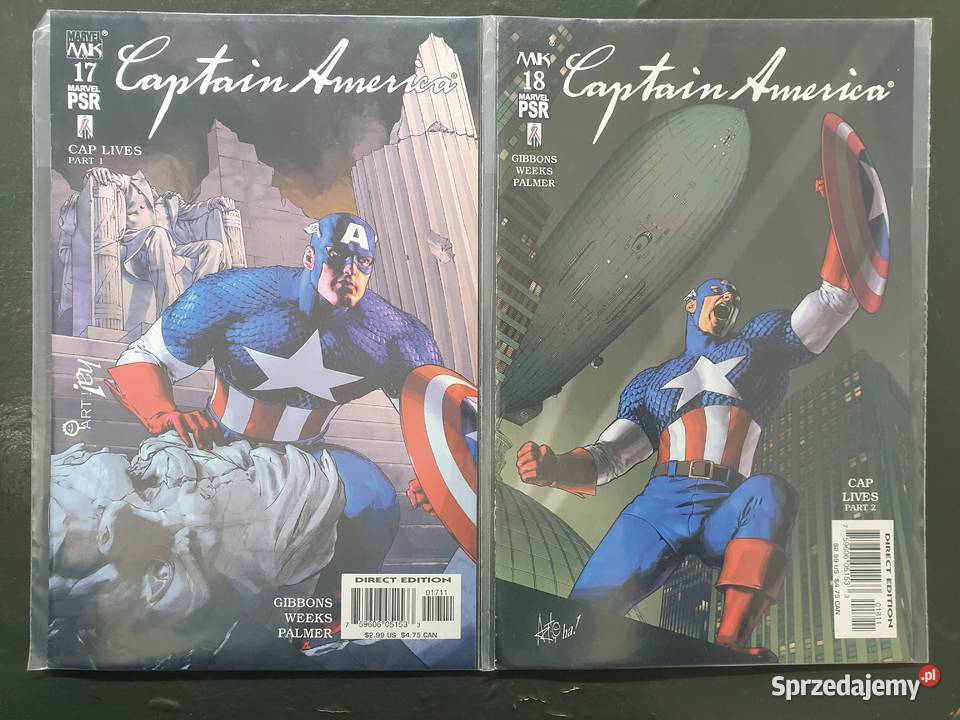 Marvel Knights Captain America 13 komiksów USA Gdynia sprzedam