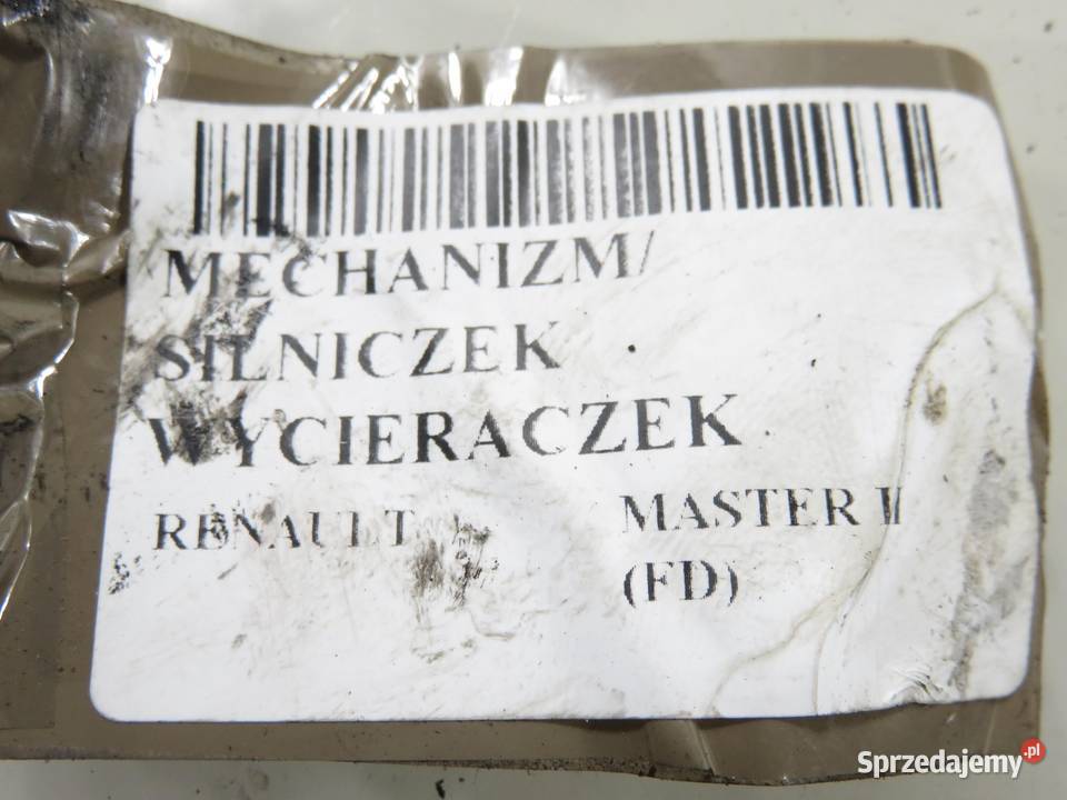 MECHANIZM WYCIERACZEK RENAULT MASTER II FD