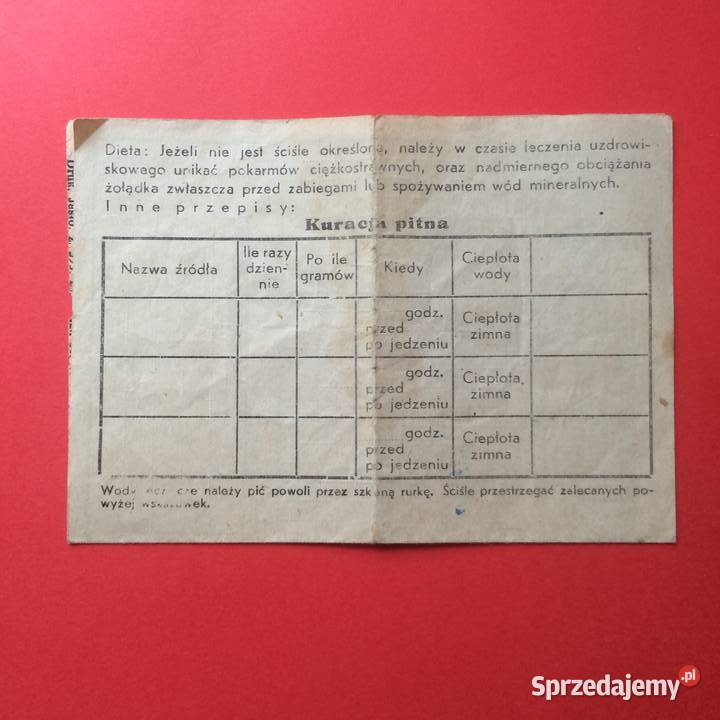 1672 Przepis Leczniczy Józefowicz