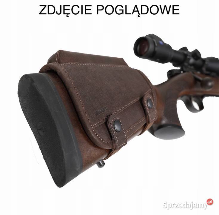 Skórzana baka na kolbę SHOOTER 2WOLFS brązowa mazowieckie Warszawa