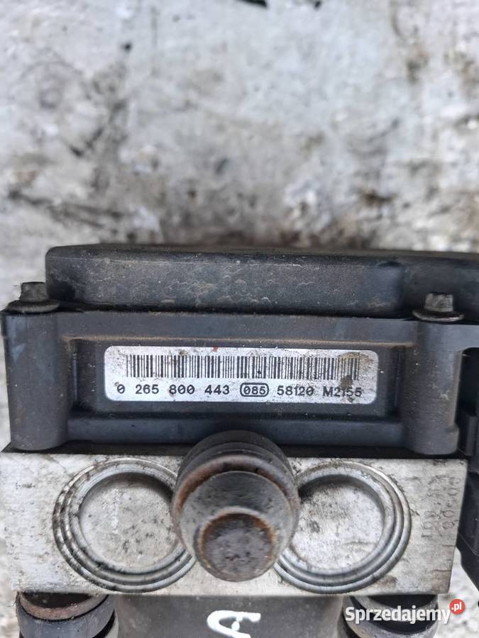Pompa Hamulcowa ABS Opel Corsa C 0265800443 osobowe Pozostałe Wisznice