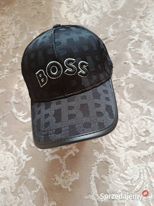 Czapka z daszkiem bejsbolówka Hugo Boss logo z Nakrycia głowy