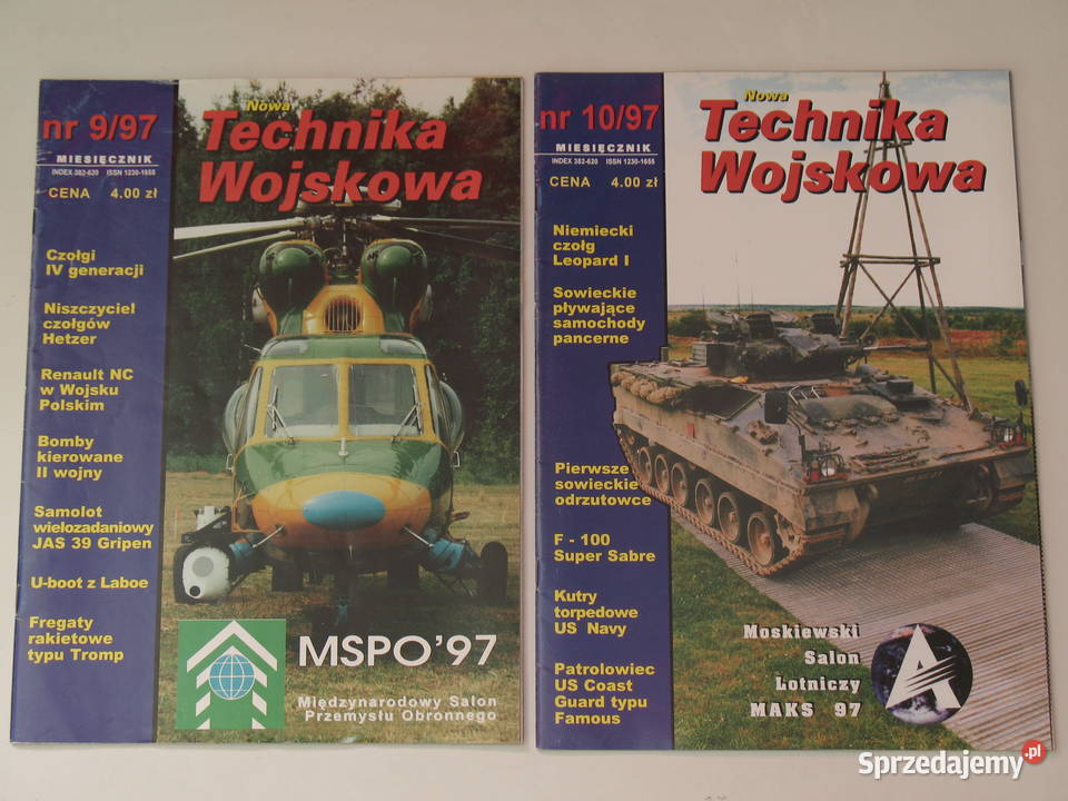 Technika Wojskowa 12 46 i 812 rocznik 1997 Książki i Podręczniki Kraków