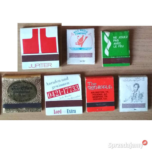 zapałki kolekcjonerskie unikatowe Rzeszów