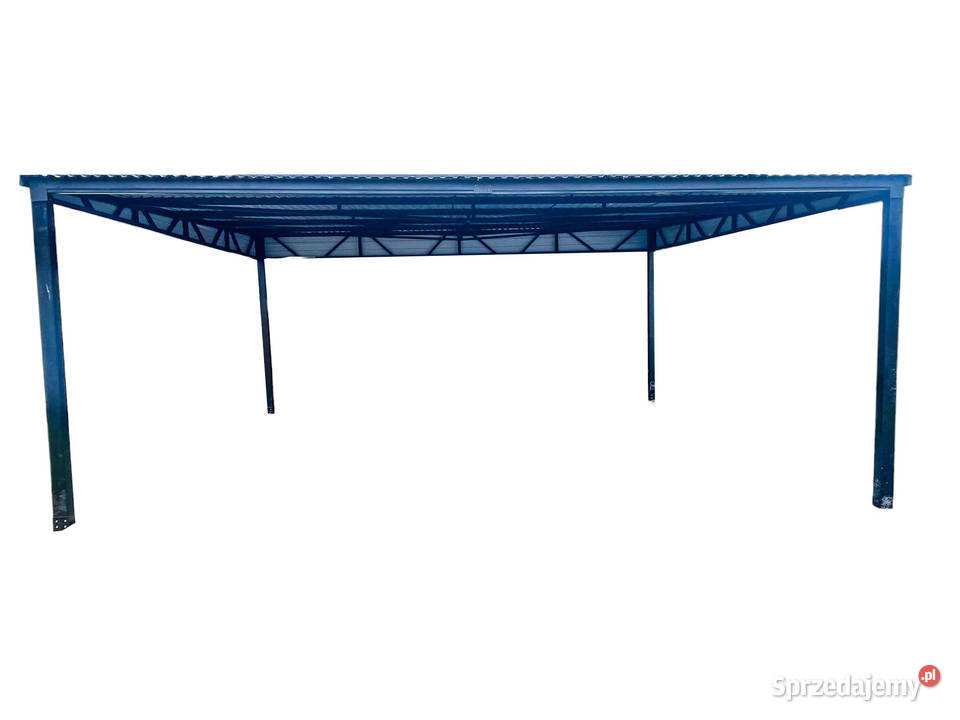 Carport Wiata samochodowa 6x6m Antracyt Dach Tychy
