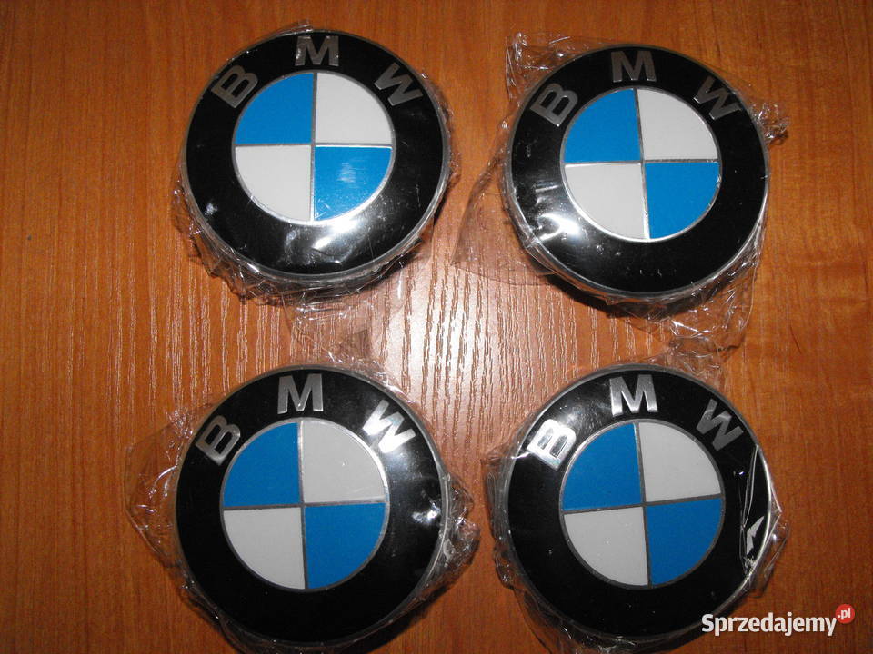 Dekielki BMW kapsel dekle komplet 4 sztuki 68 mm Akcesoria podlaskie