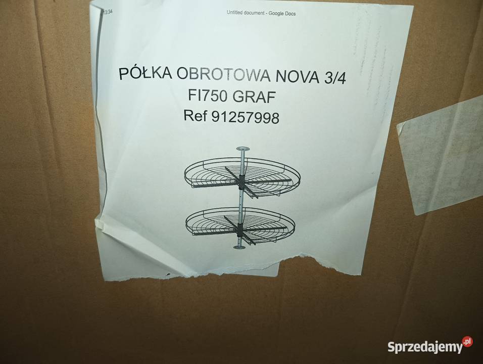 Półka obrotowa kujawsko-pomorskie Łabiszyn-Wieś