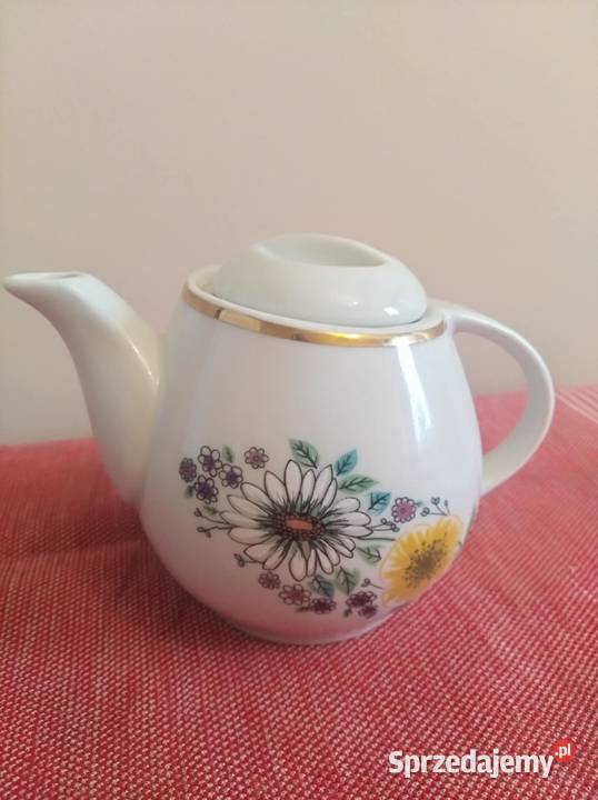 Dzbanek Czajniczek Imbryk Lubiana PRL Porcelana i szkło Wałbrzych sprzedam