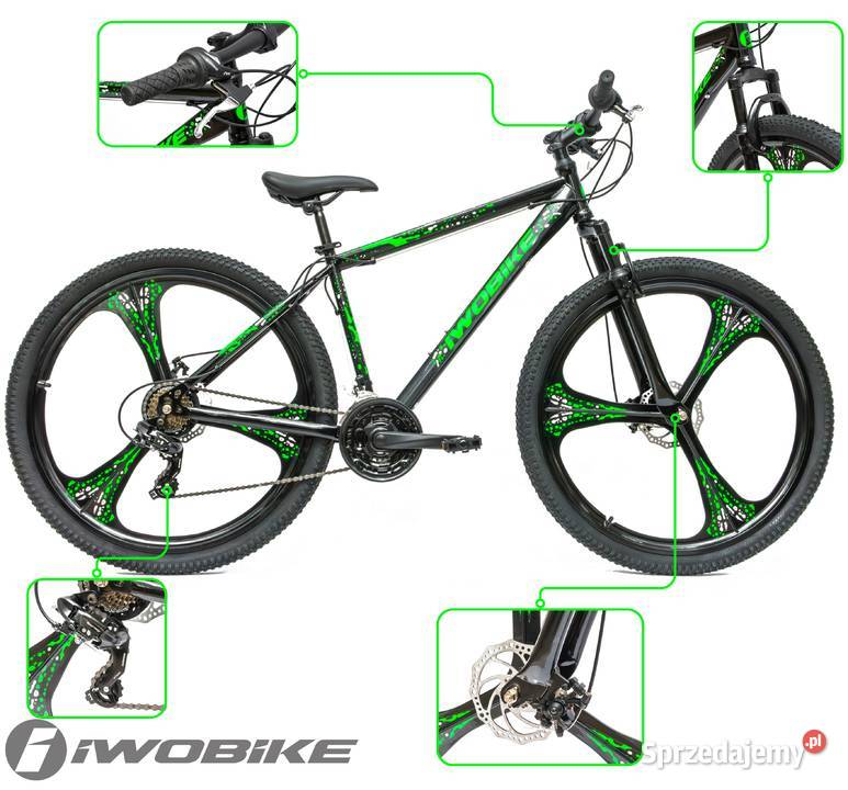 Rower Męski Górski 29 MTB IWOBIKE Shimano 2025 małopolskie Gorlice sprzedam