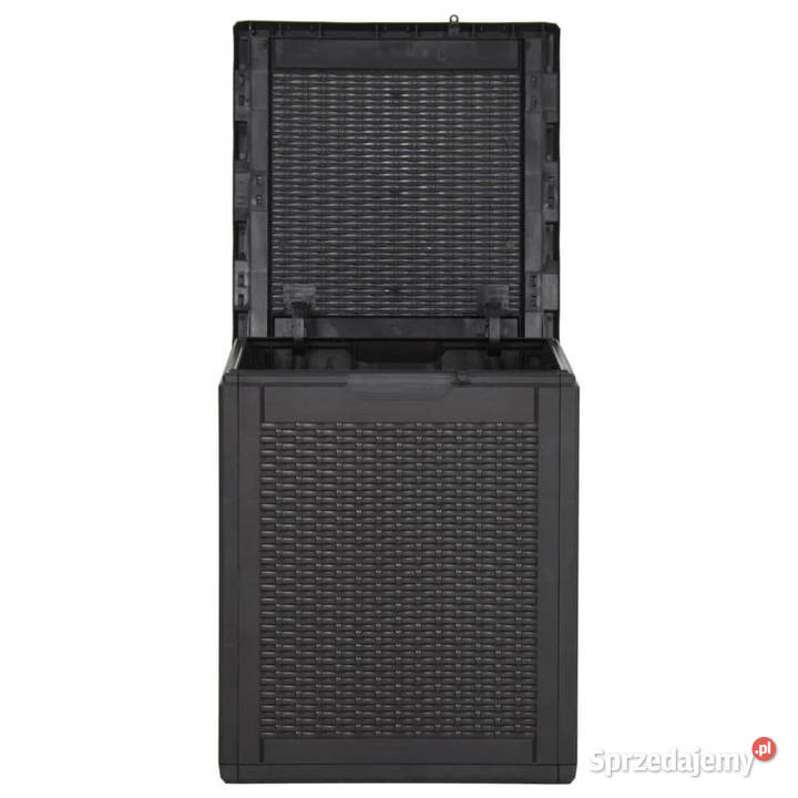 Skrzynia ogrodowa 90 L czarna rattan PP WM151227 Warszawa