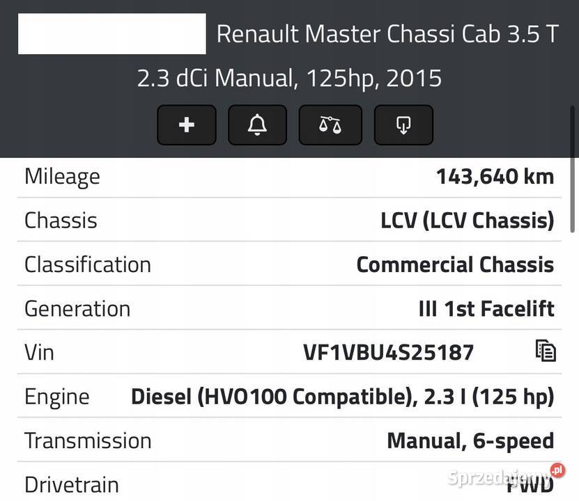 SILNIK Renault Master III 23 DCI 125 diesel 143 osobowe