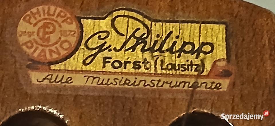 Mandolina Philipp ForstLausitz Mandolin z lat XX Kraków