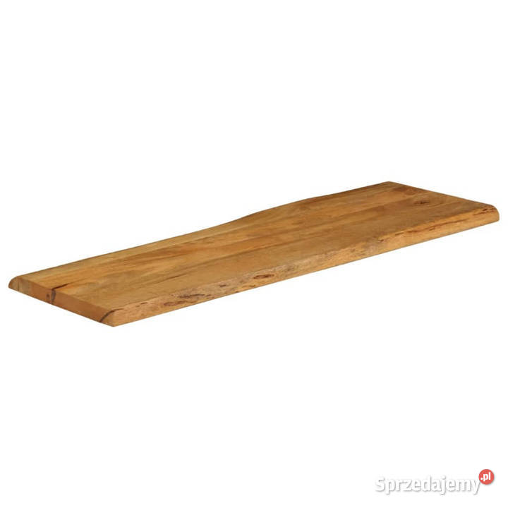 Blat stołu 120x40x38 naturalna krawędź lite Blaty Warszawa