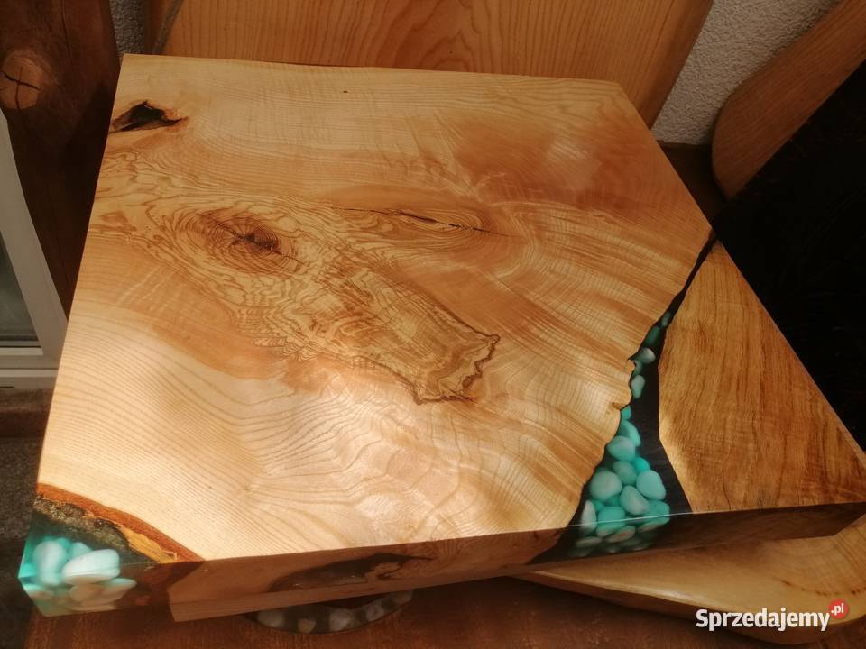 Stolik kawowy dąb wiąz jesion stół bale deski Przysucha