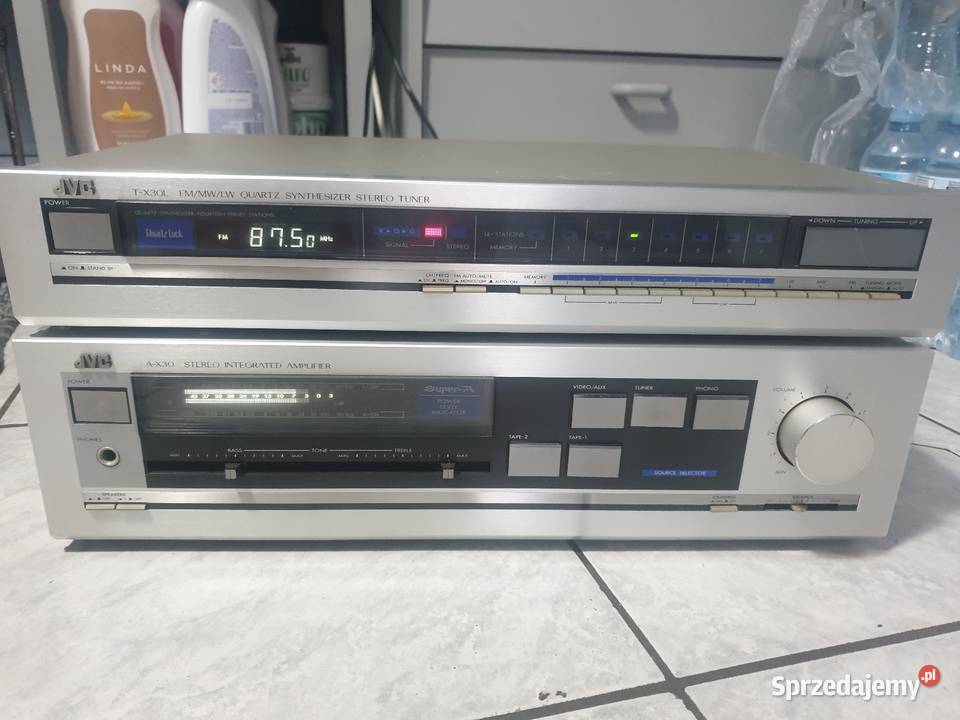JVC wzmacniacz z radiem duża wieża