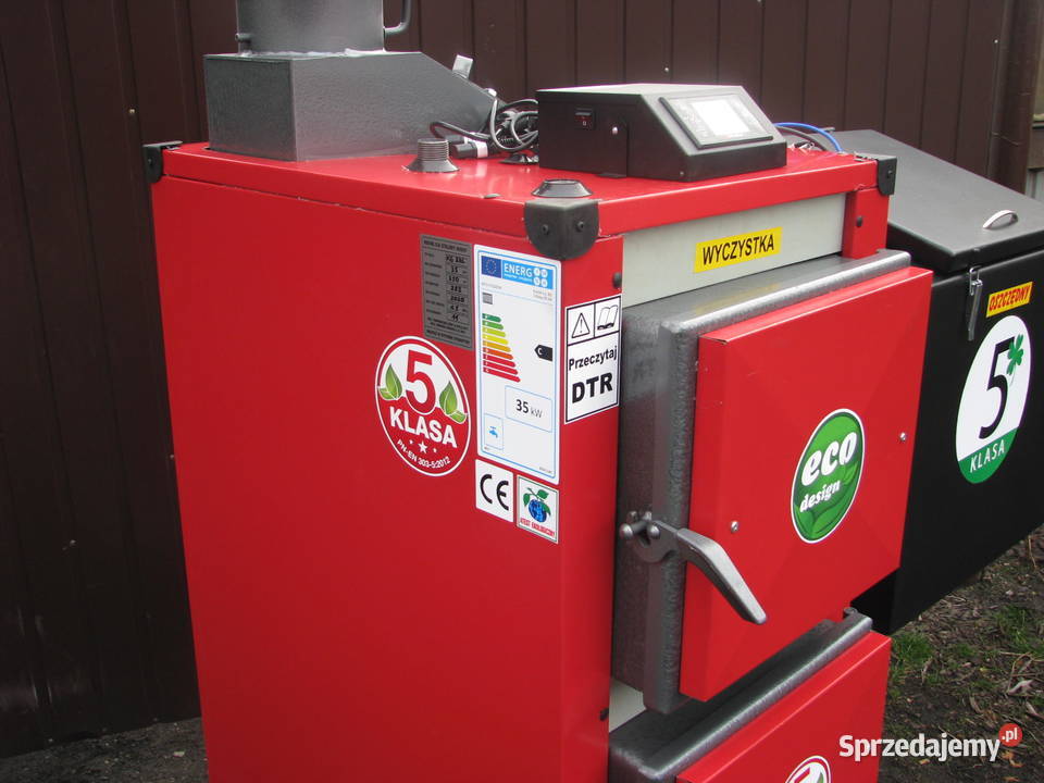 Kocioł na ekogroszek pellet o mocy 30kW do 270m2 Białystok