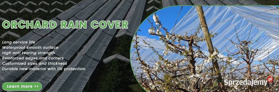 Folia tkana okryciowa sadownicza plandekowa