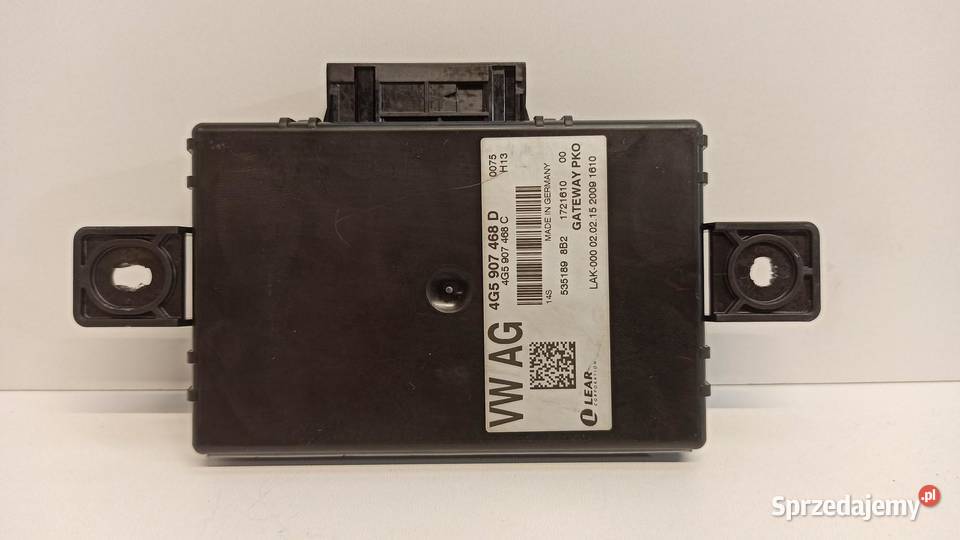 AUDI A6 C7 MODUŁ STEROWNIK GATEWAY 4G5907468D