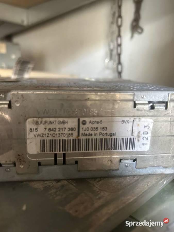 Radio samochodowe Alpha volkswagen sprzedam
