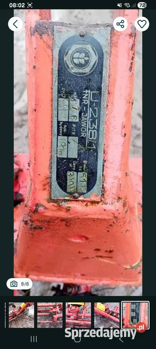 Brona wahadłowa aktywna nieuszkodzony Wyszogród