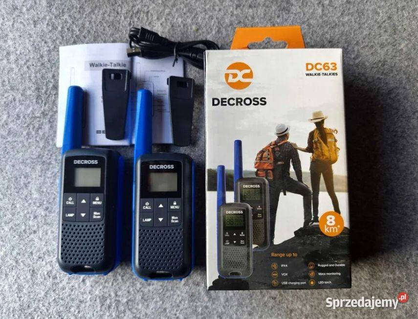 Radiotelefony PMR DECROSS DC63 małopolskie