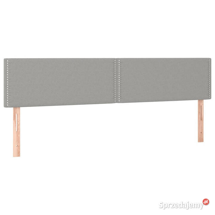 Zagłówek do łóżka z LED jasnoszary 180x5x7888 Warszawa