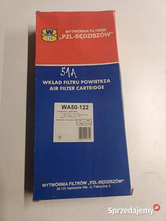 Fiat Punto I 12 16 i 14 GT Lancia Y 12 16V FILTR osobowe lubelskie Rudka