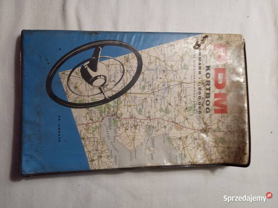 Mapy samoch Danii 1966 Pozostałe łódzkie Konstantynów Łódzki