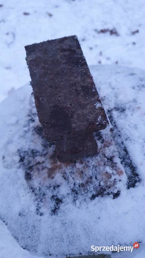 Kowadło z zabytkowej starej szyny kolejowej Warszawa sprzedam