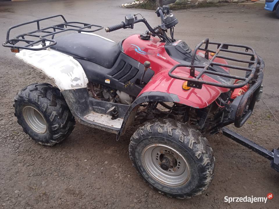 Quad linhai 260 z wyciągarka i pługiem Sękowa sprzedam