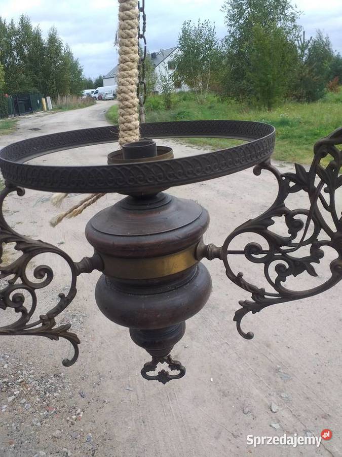 Lampa mosiężne wiszące Kórnik