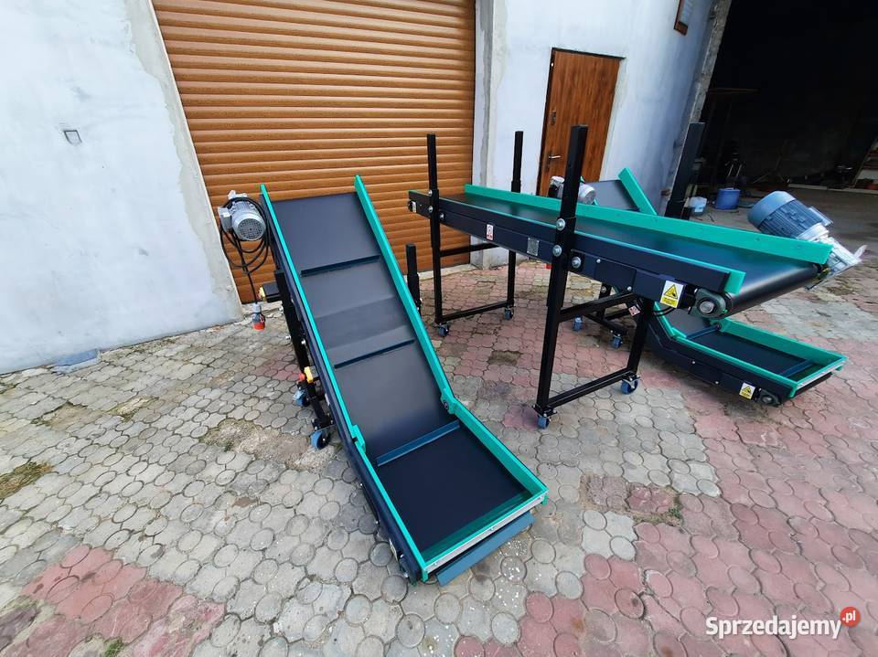 Przenośnik taśmowe proste łamane