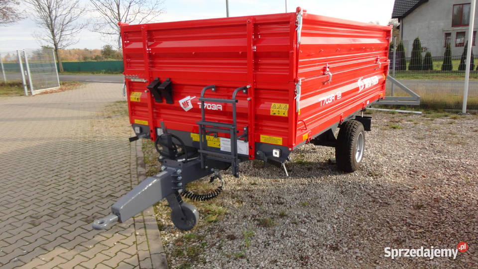 Przyczepa jednoosiowa MetalFach T703A1 38T