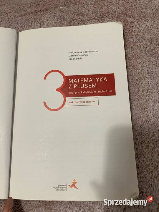 Matematyka z plusem 3 Poznań sprzedam