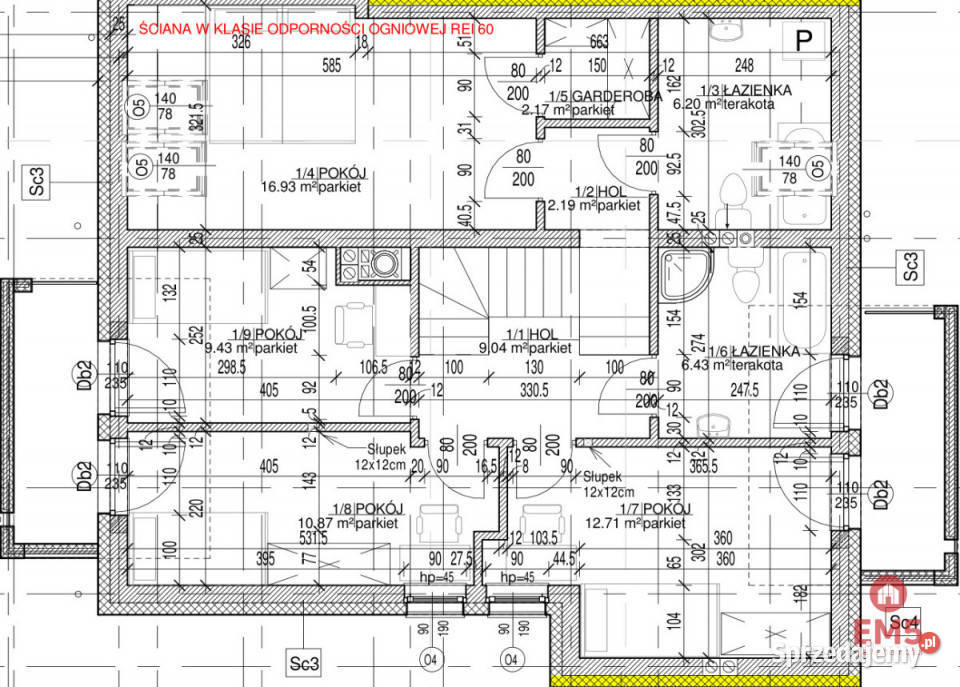 Dom szeregowy 15044 metry Białystok