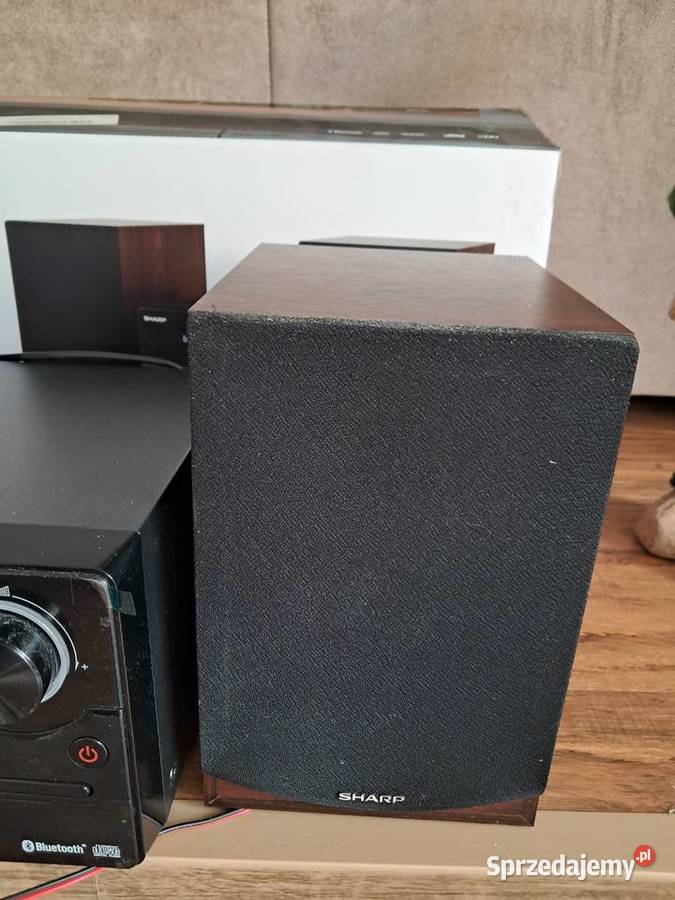 mini wieża SHARP XLB512 brązowa użyta kilka razy Sandomierz sprzedam
