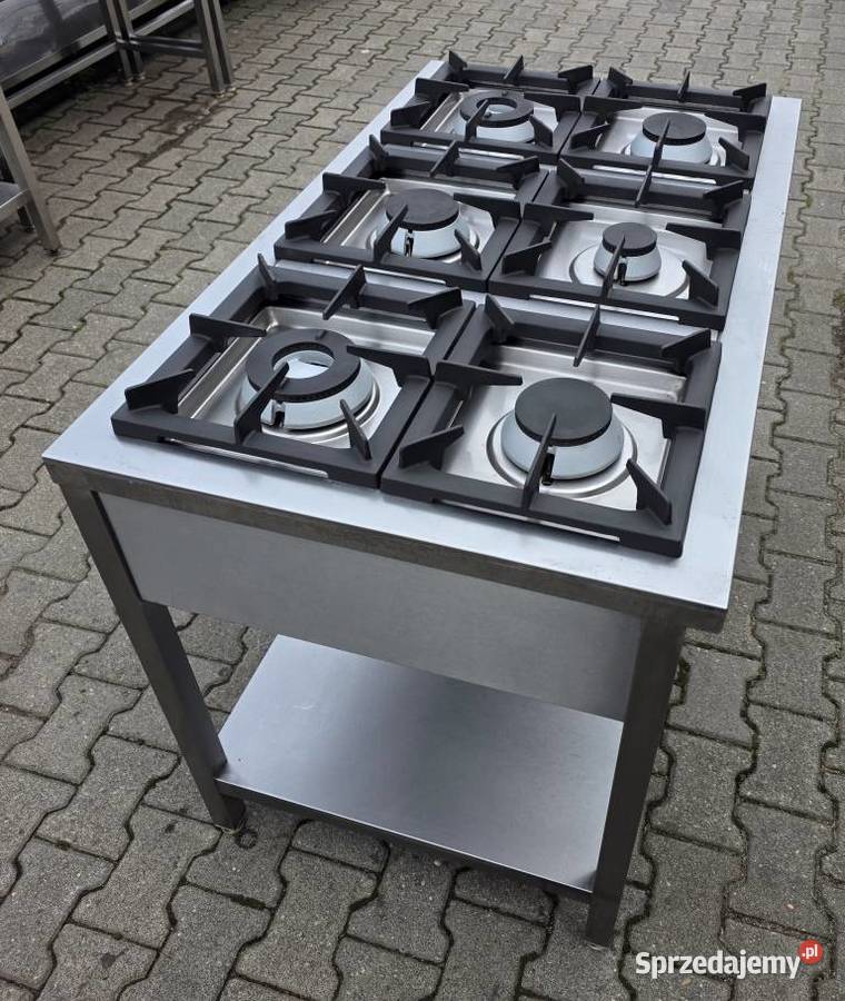Kuchnia Gazowa 6 Palnikowa STALGAST Moc 325 kW